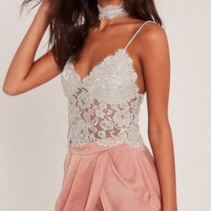 Missguided lace top